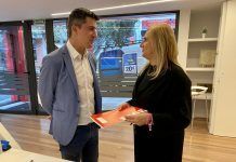 Daniel Fernández presenta su candidatura a las primarias del PSOE para la Alcaldía de Santander
