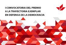 I CONVOCATORIA DEL PREMIO A LA TRAYECTORIA EJEMPLAR EN DEFENSA DE LA DEMOCRACIA