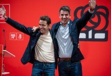 Pedro Casares y Daniel Fernández proclamados candidatos a la Presidencia de Cantabria y a la Alcaldía de Santander